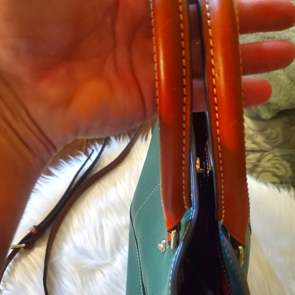 Gorgeous Dark Green Dooney & Bourke Pebble Mini Chelsea Shopper - Picture 12 of 14